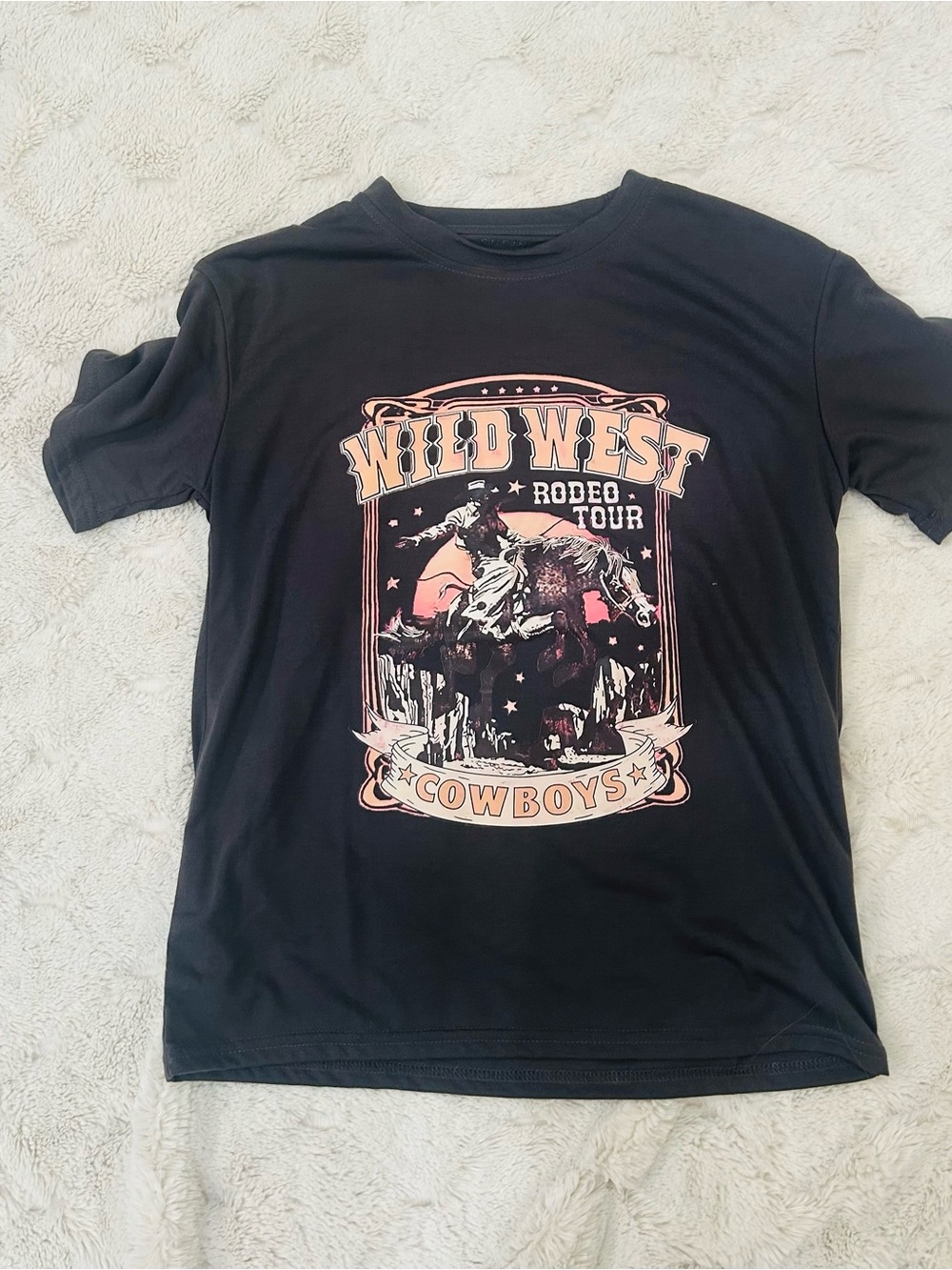 Wild West Rodeo Tour Graphic Tee - Black